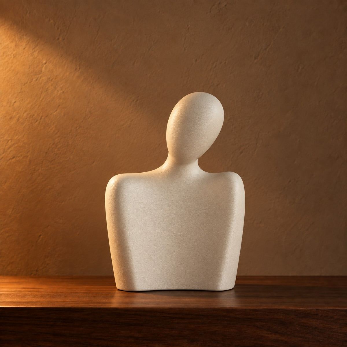 Embrace ceramic bust, cream 21.5 cm